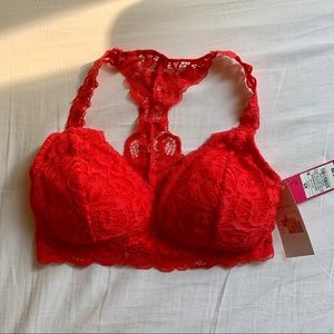 Red Lace Bralette